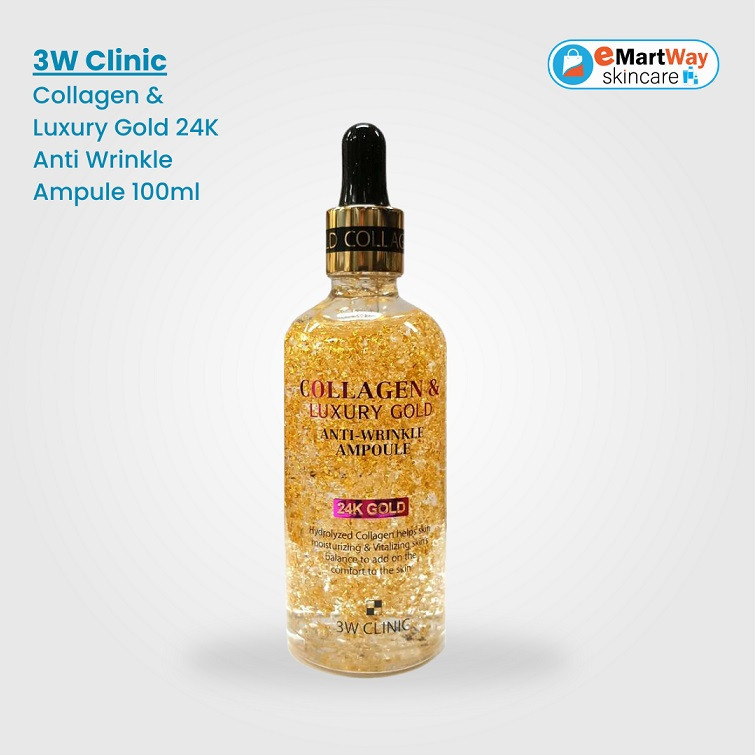 3W Clinic Collagen & Luxury Gold 24K Anti Wrinkle Ampule