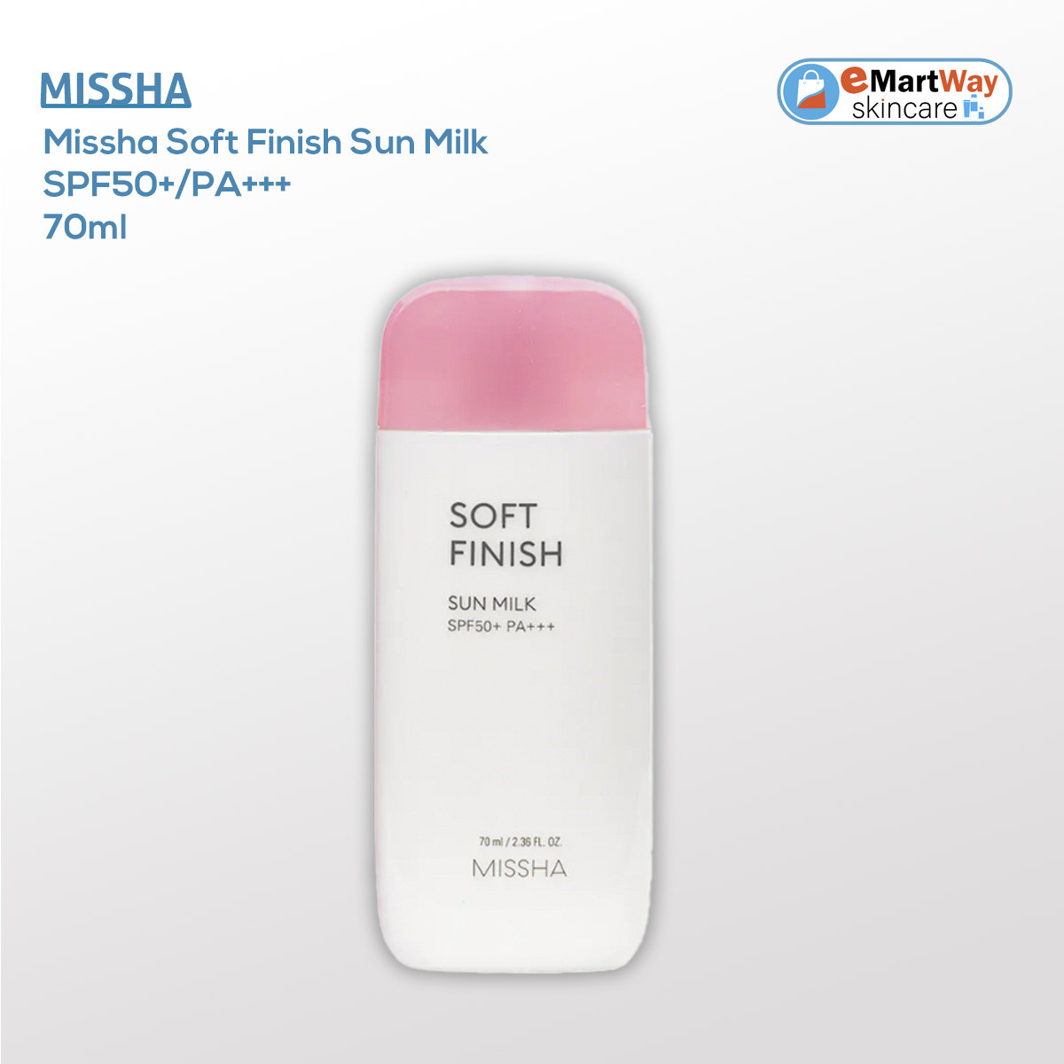 Missha Soft Finish Sun Milk SPF50+/PA+++