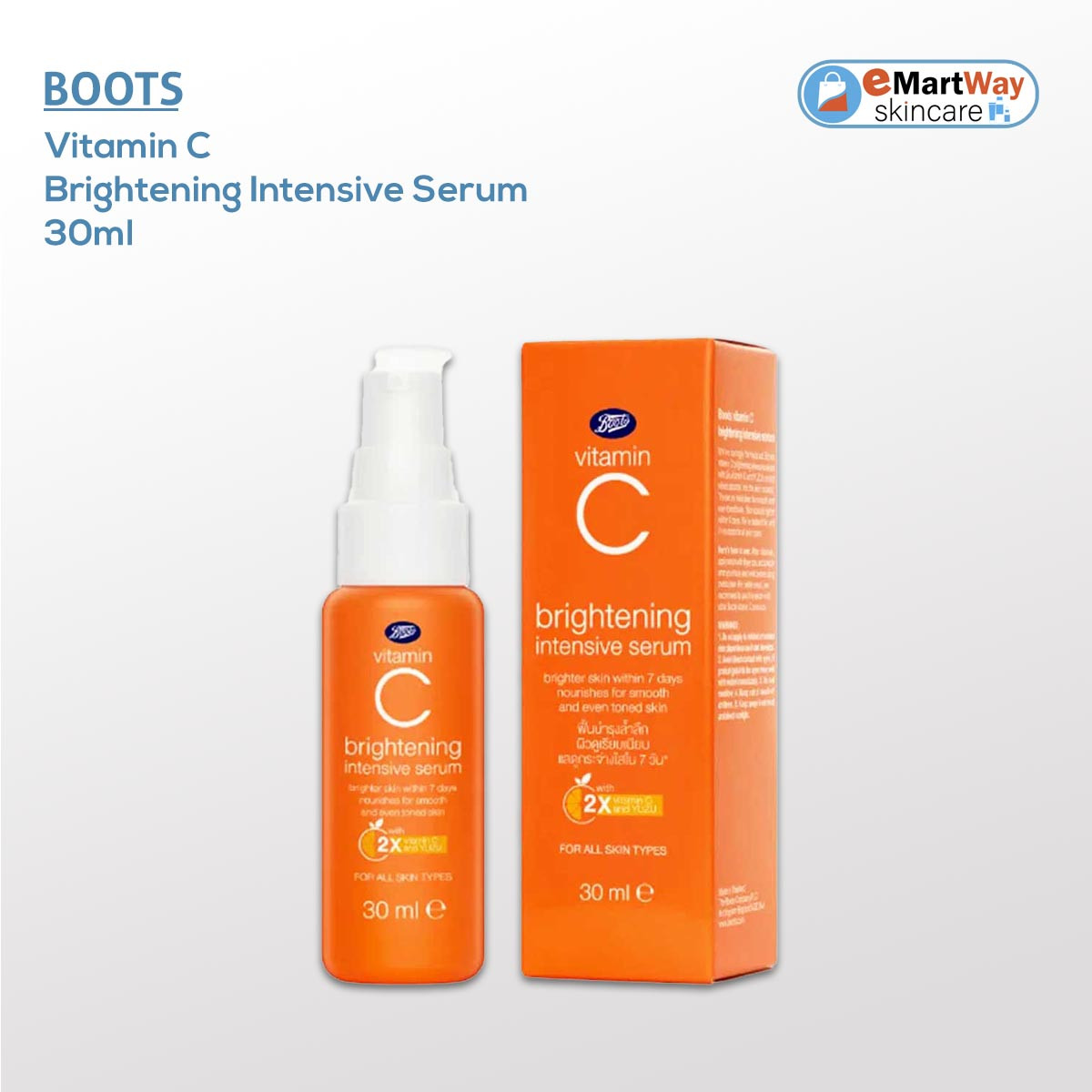 Boots Vitamin C Brightening Intensive Serum 30ml
