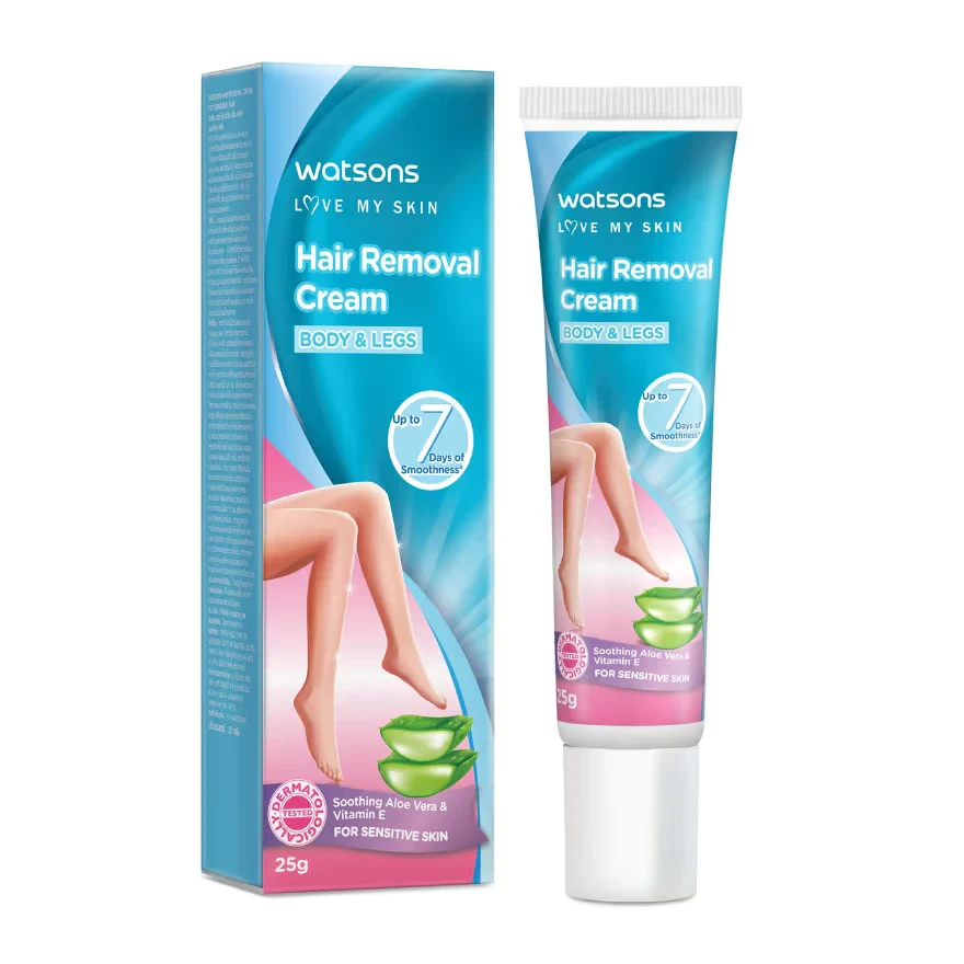 Watsons Hair Removal Cream leg & Body for Sensitive Skin
