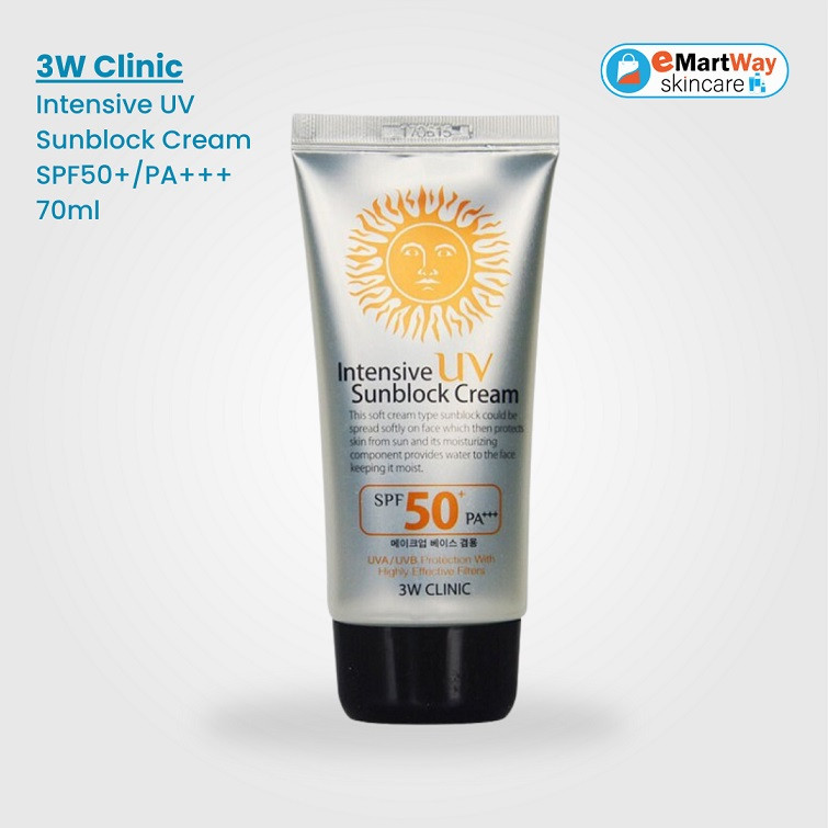3W Clinic Intensive UV Sunblock Cream SPF50+/PA+++