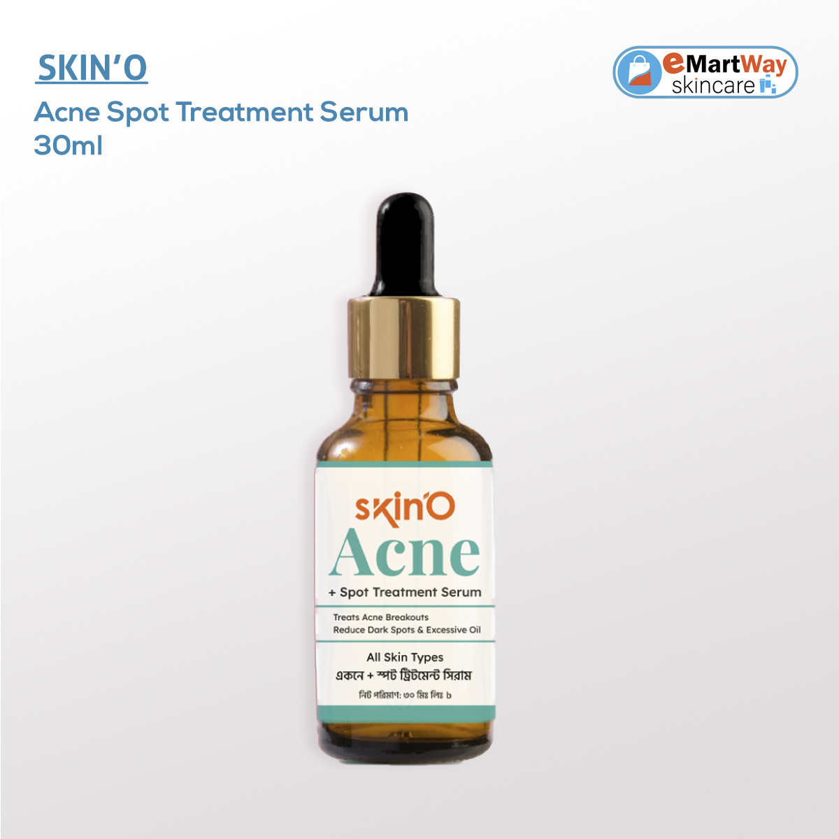 SkinO Acne + Spot Treatment Serum 30ml