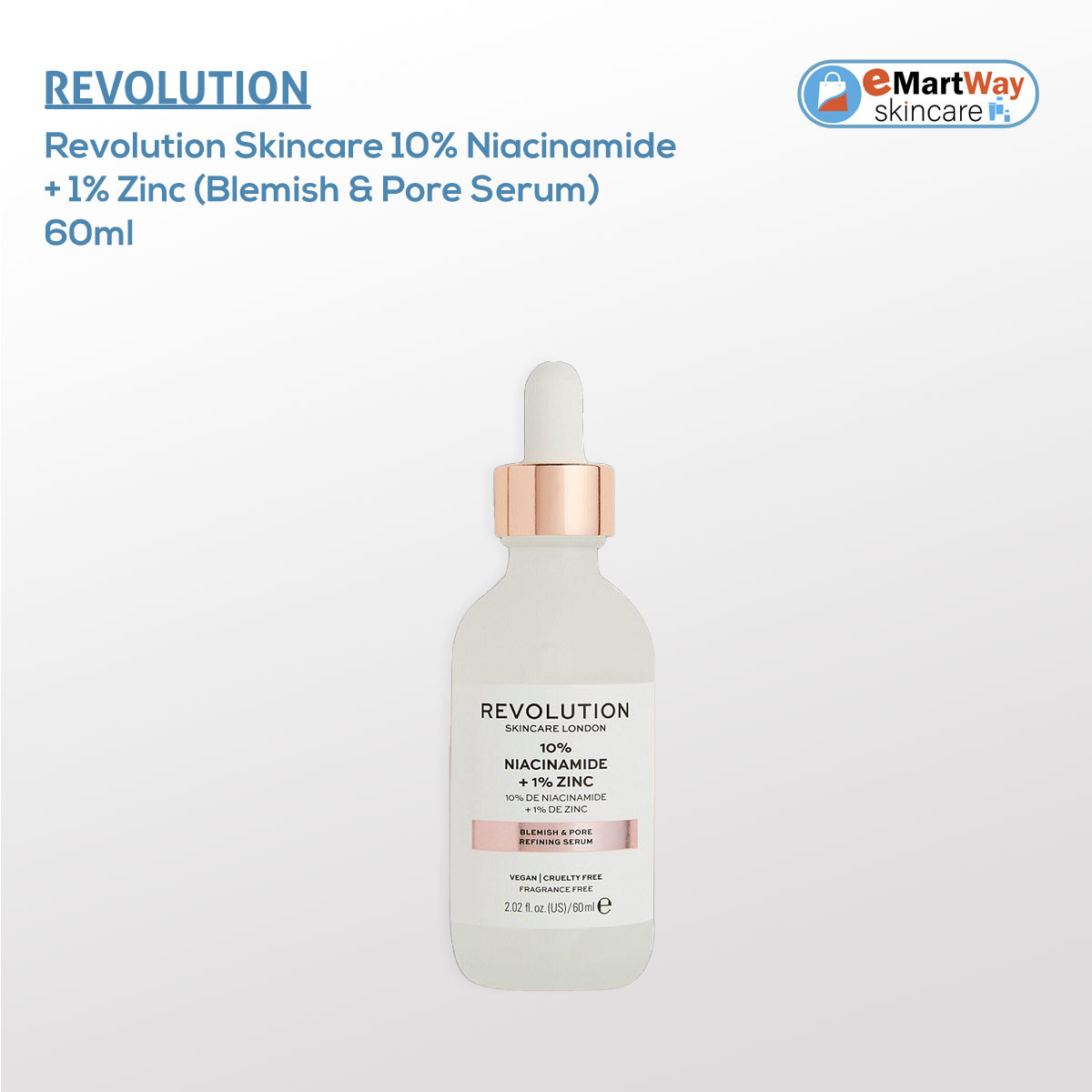 Revolution Skincare 10% Niacinamide + 1% Zinc (Blemish & Pore Serum)