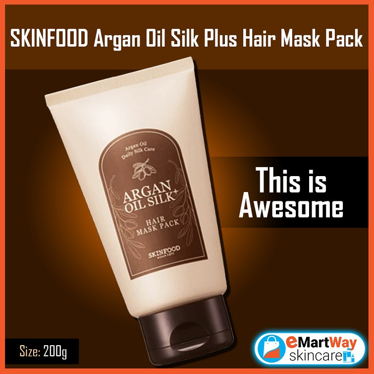 Skinfood Argan Oil Silk Plus Hair Mask Pack