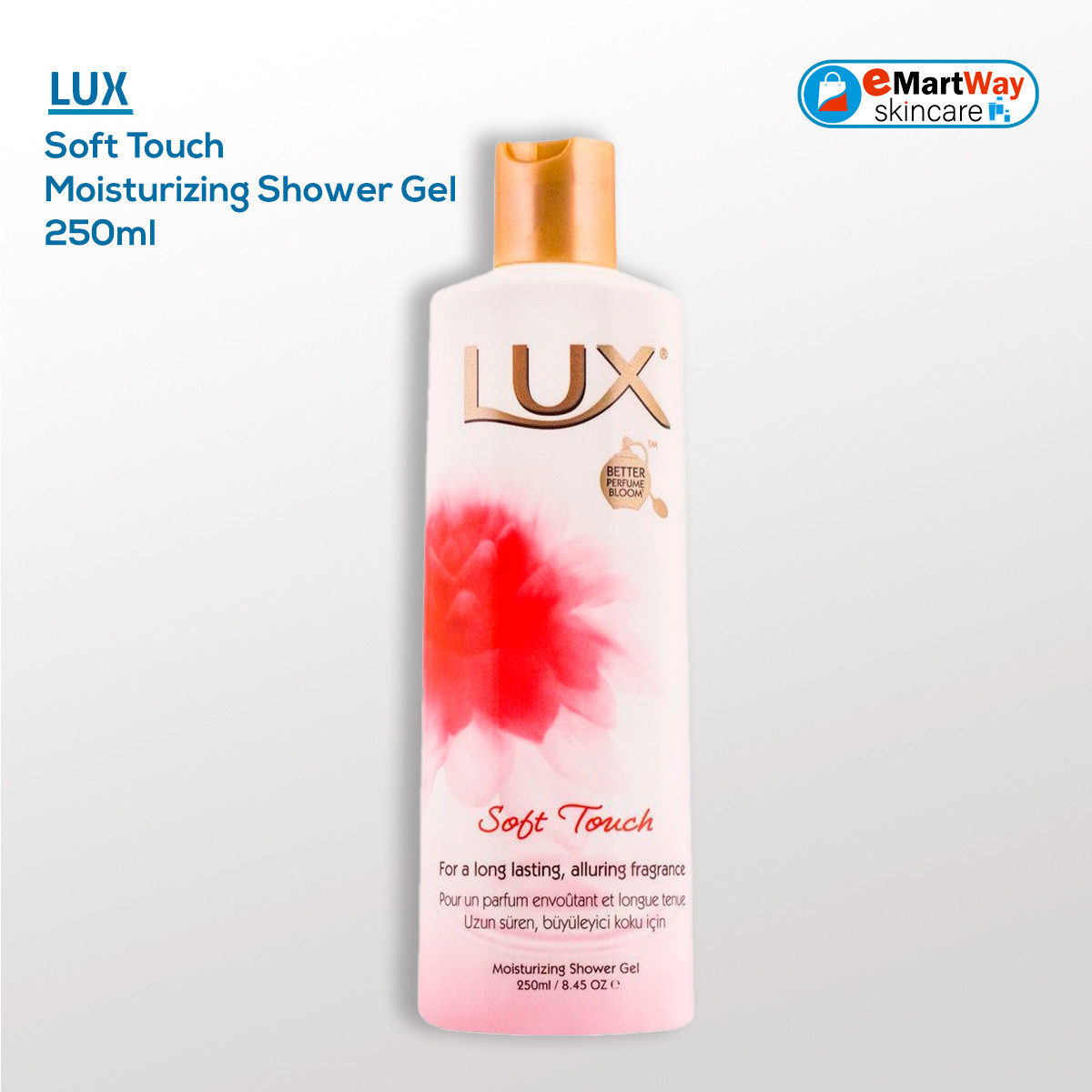 LUX Soft Touch Moisturizing Shower Gel 250ml