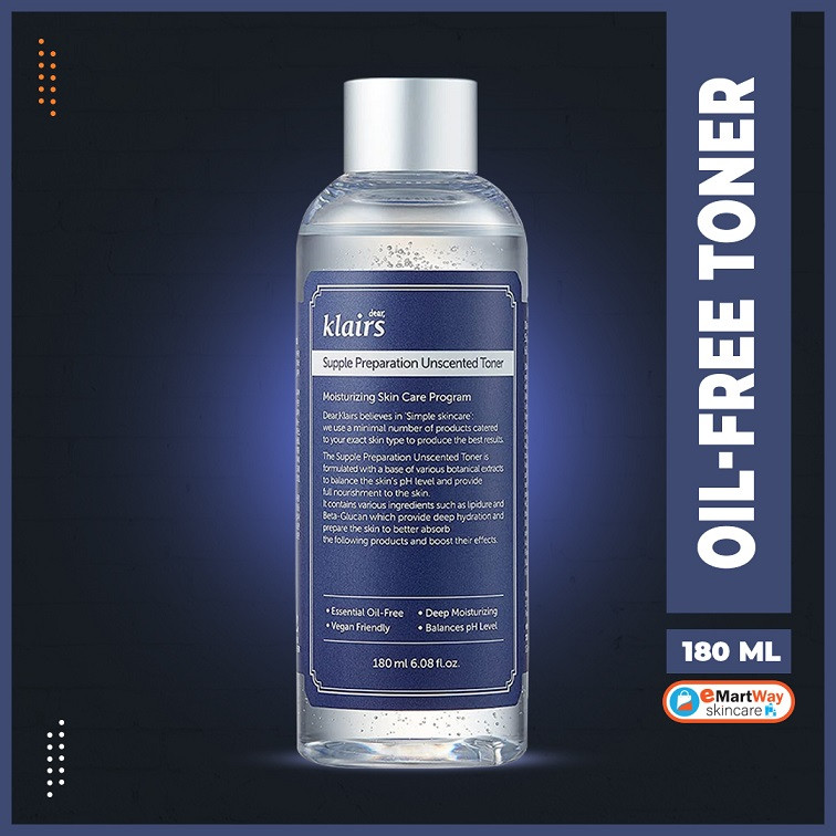 Klairs Supple Preparation Unscented Toner