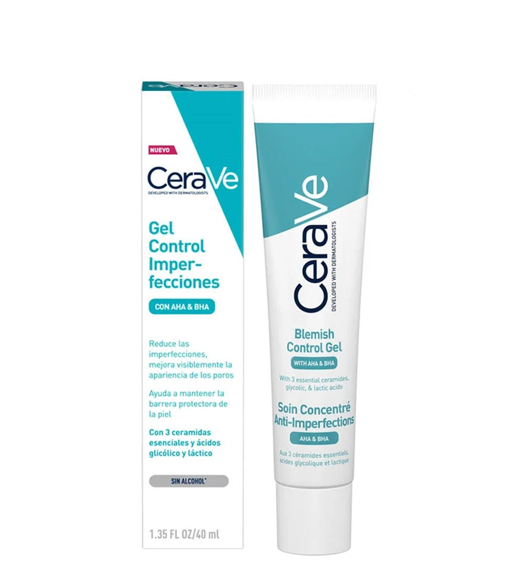 Cerave AHA BHA Blemish Control Gel 40ml (UK Version)