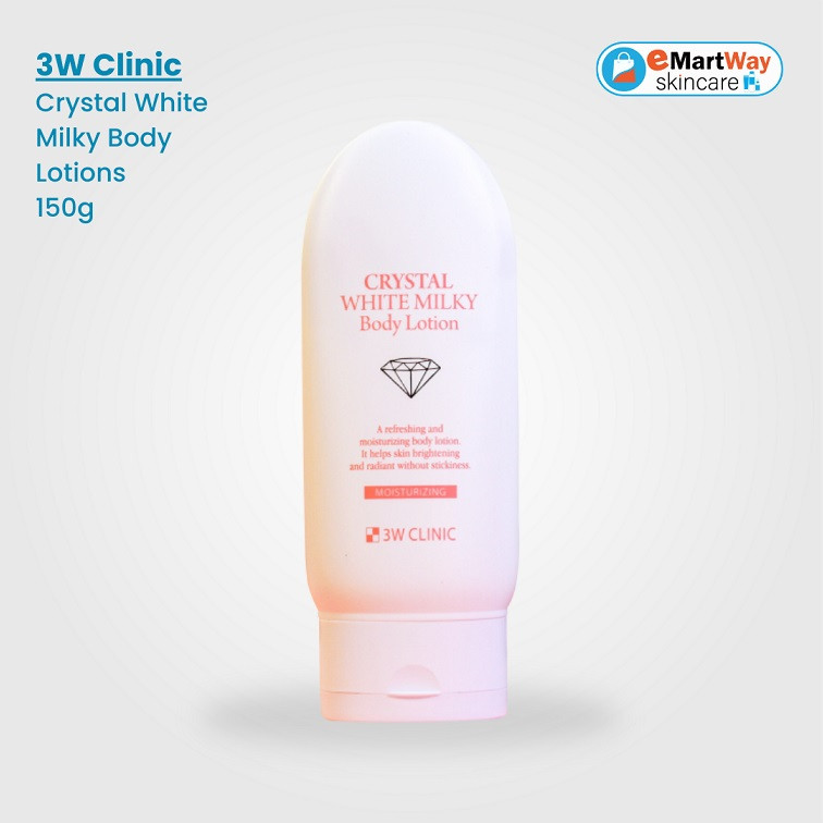 3W CLINIC Crystal White Milky Body Lotions 150g