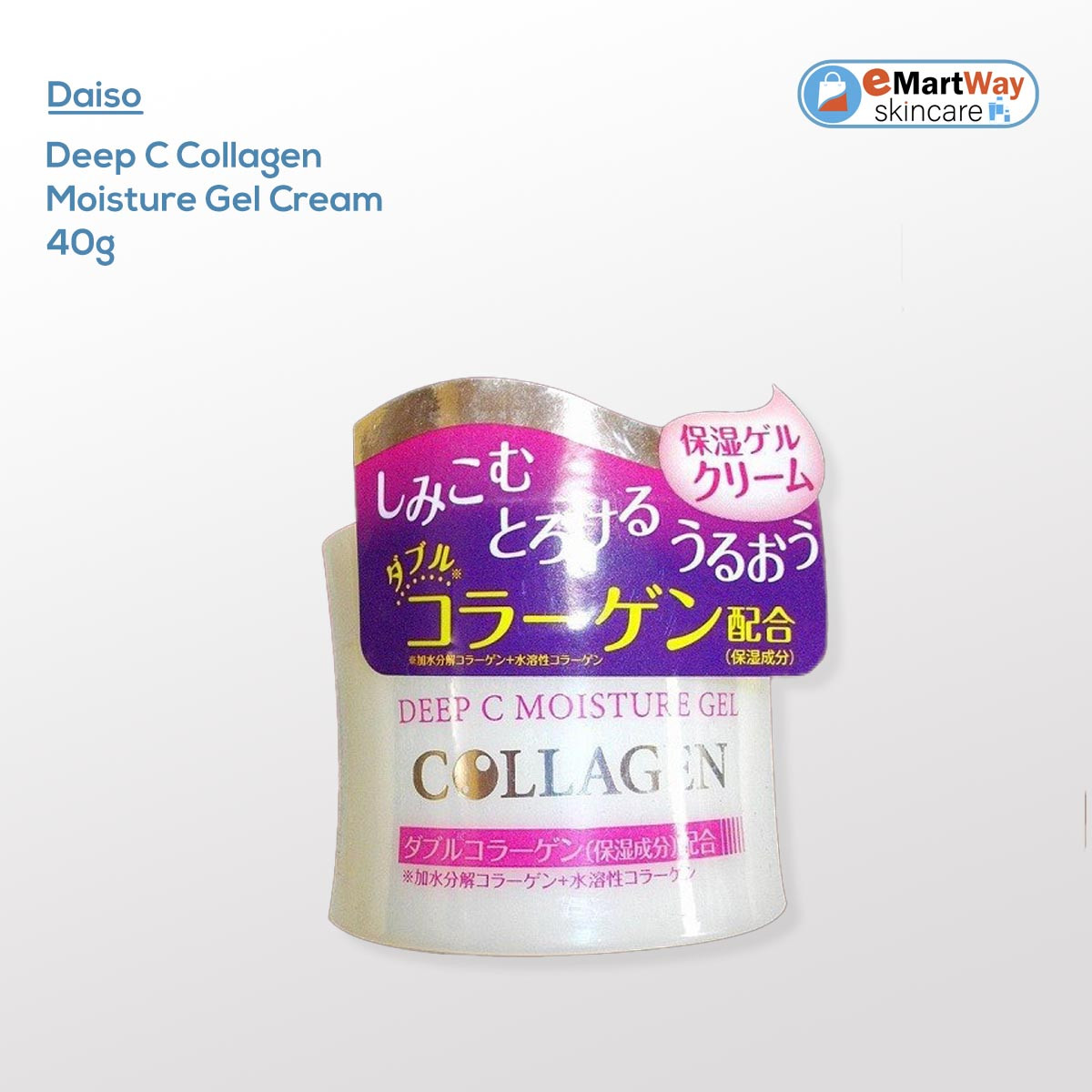 Daiso Deep C Collagen Moisture Gel Cream 40g