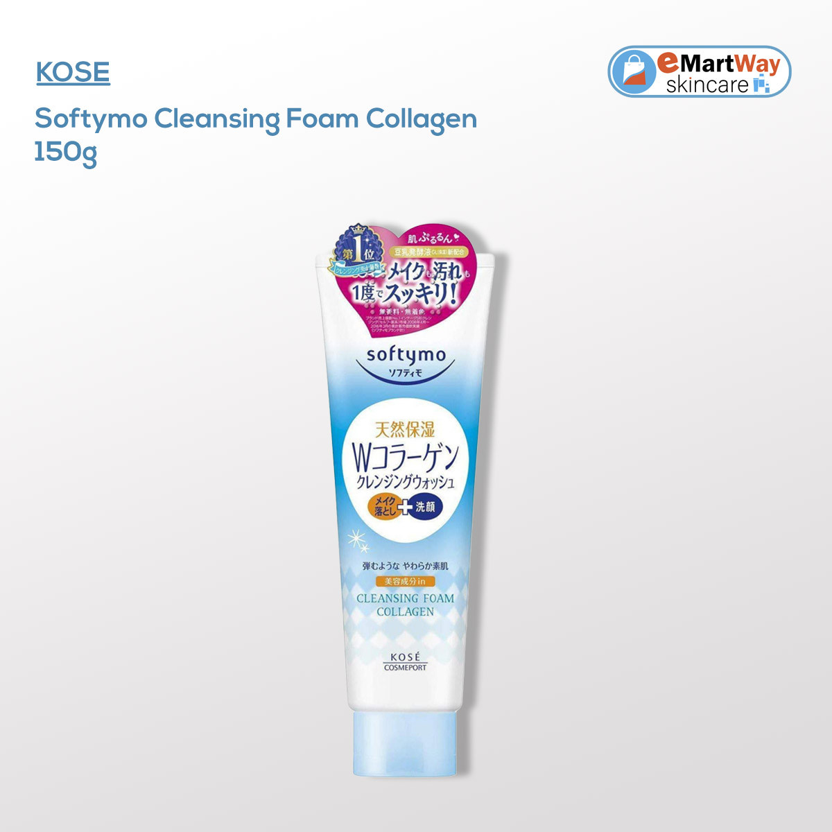 Kose Softymo Cleansing Foam Collagen 190g