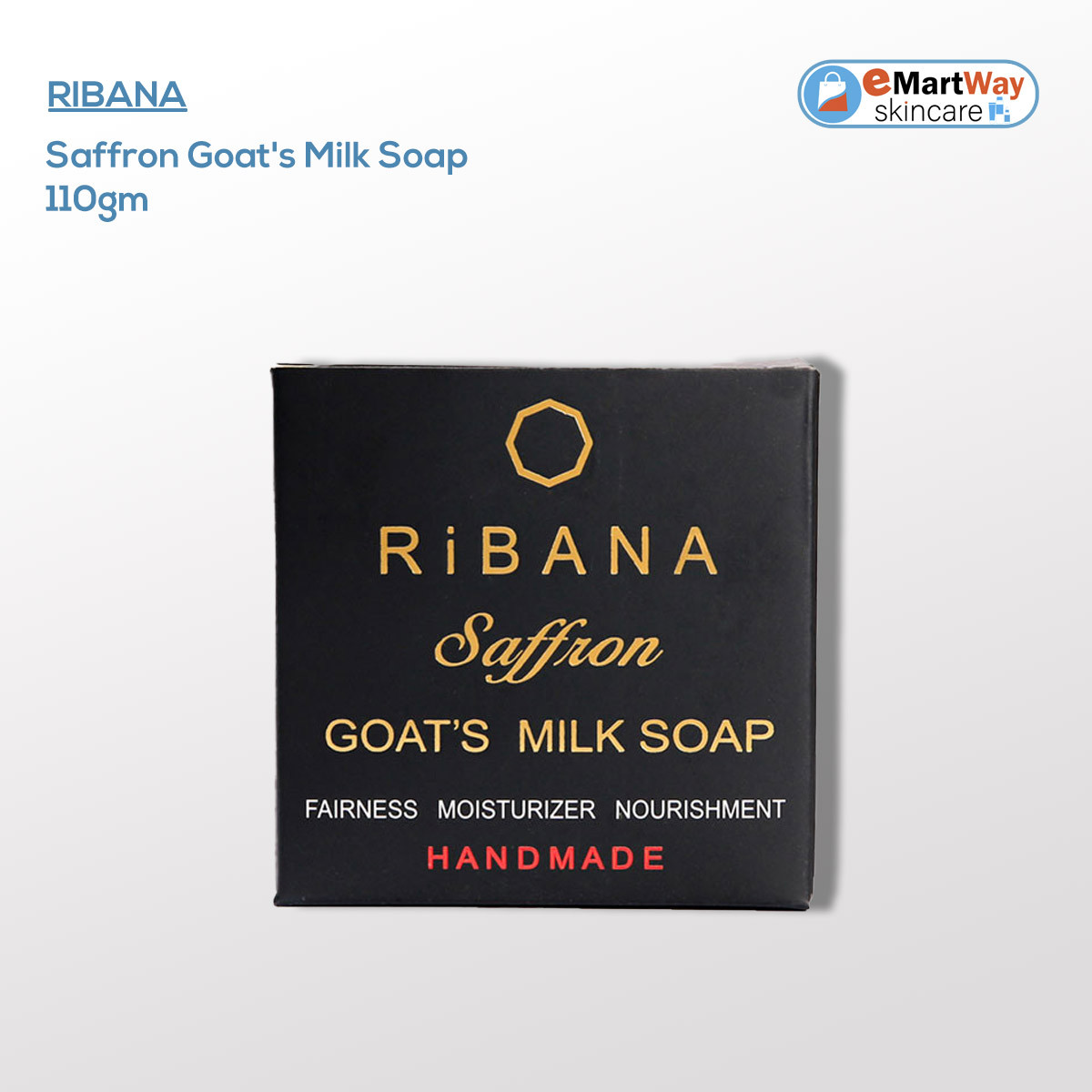 RIBANA Saffron Goat's Milk Soap 110gm