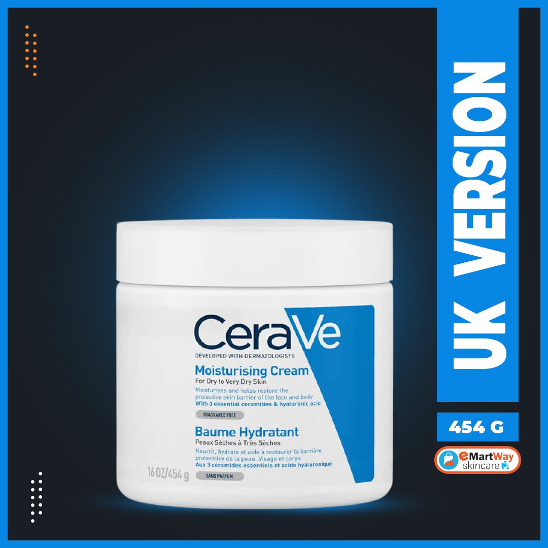 CeraVe Moisturizing Cream 454g UK Version (Dry To Very Dry)