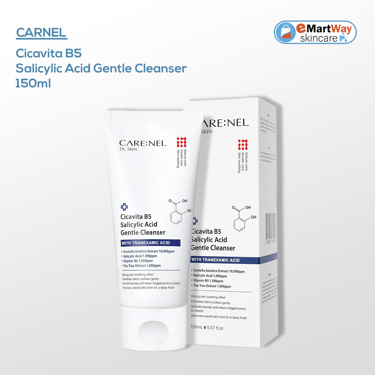 Carenel Cicavita B5 Salicylic Acid Gentle Cleanser 150ml