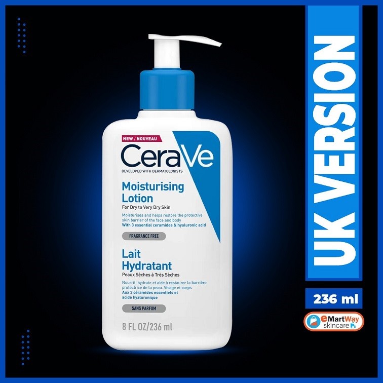 Cerave Moisturizing Lotion For Dry To Very Dry Skin 236ml