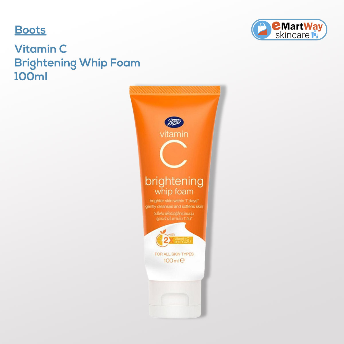 Boots Vitamin C Brightening Whip Foam 100ml