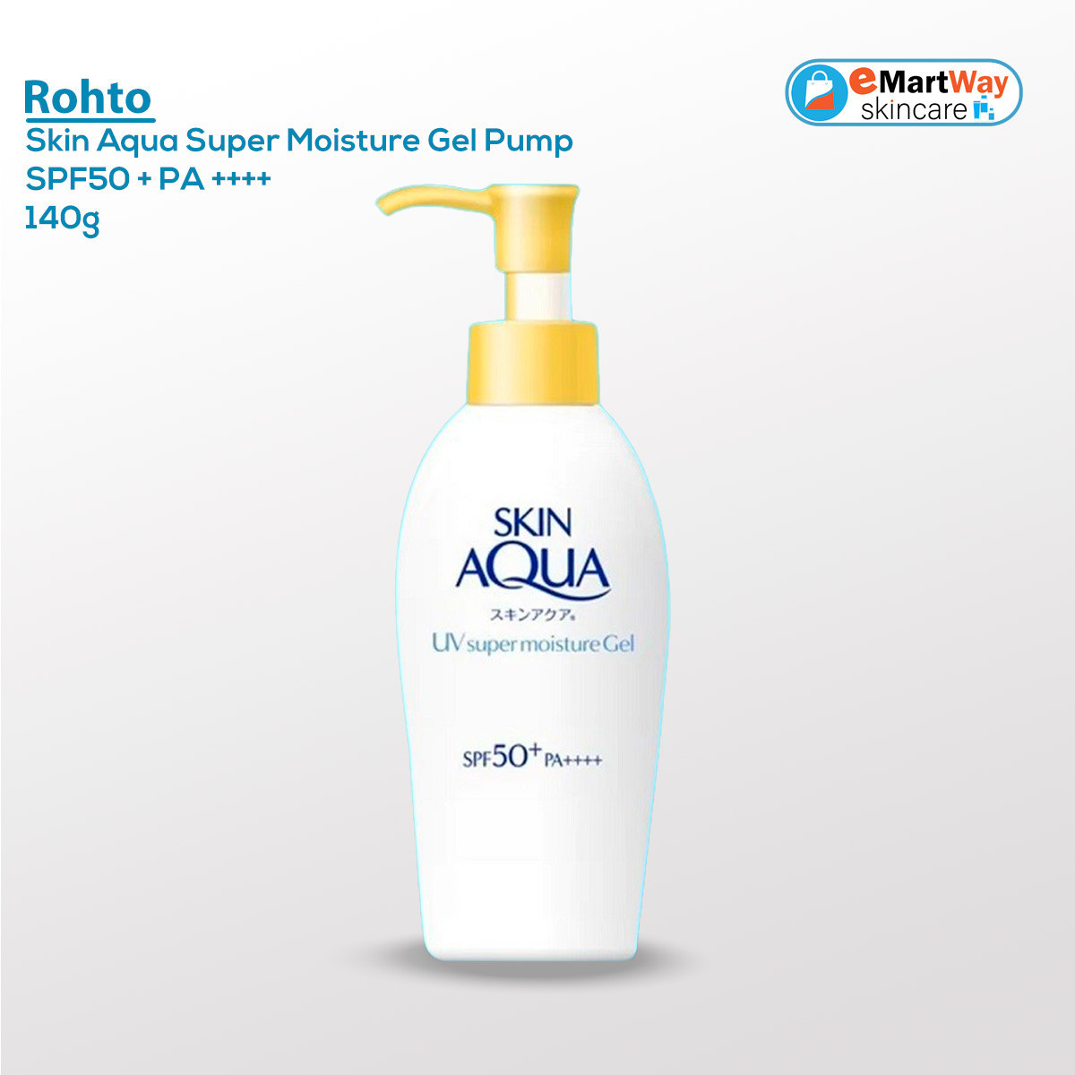 Skin Aqua Super Moisture Gel Pump SPF50 + PA ++++ 140g