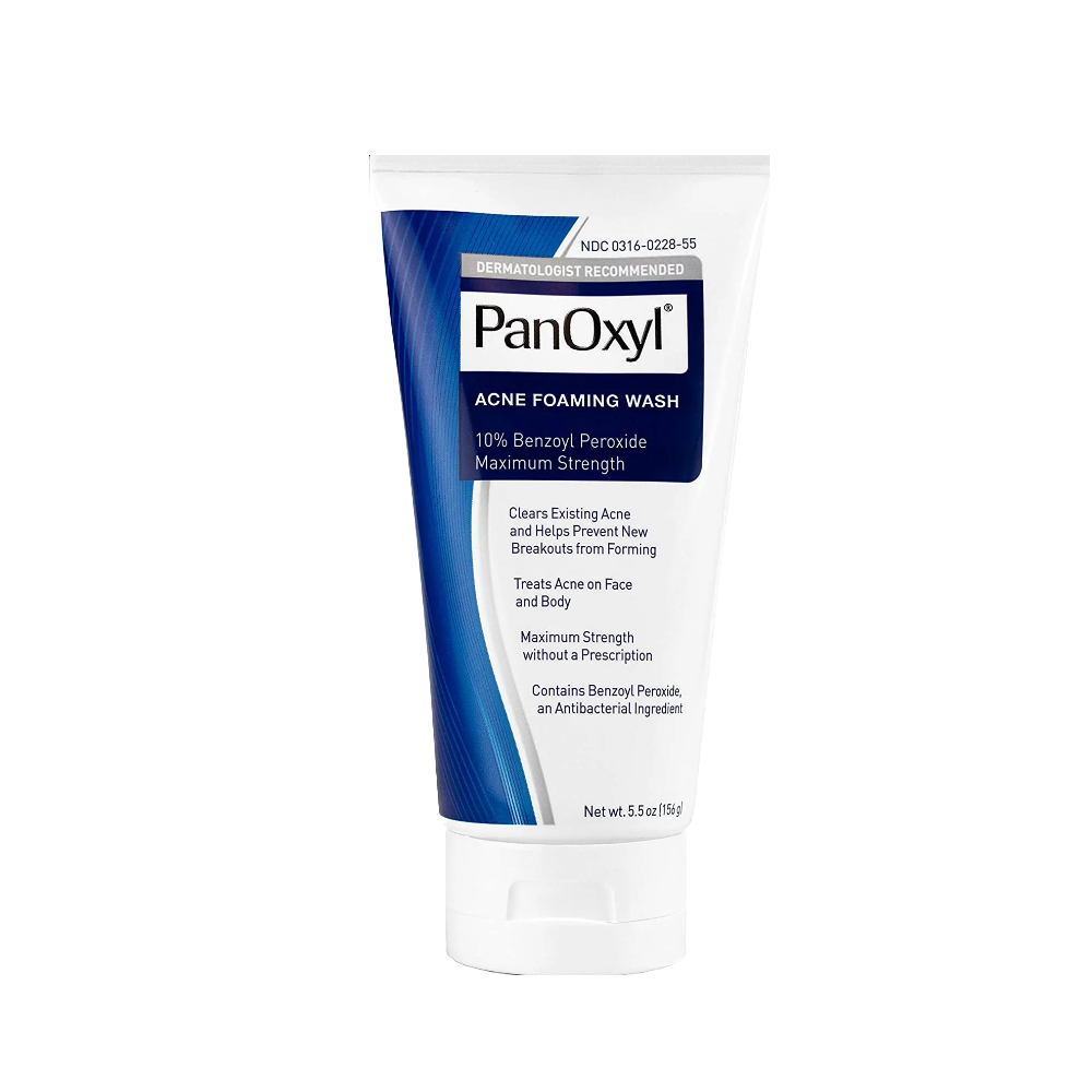 PanOxyl Acne Foaming Wash Benzoyl Peroxide 10% Maximum Strength