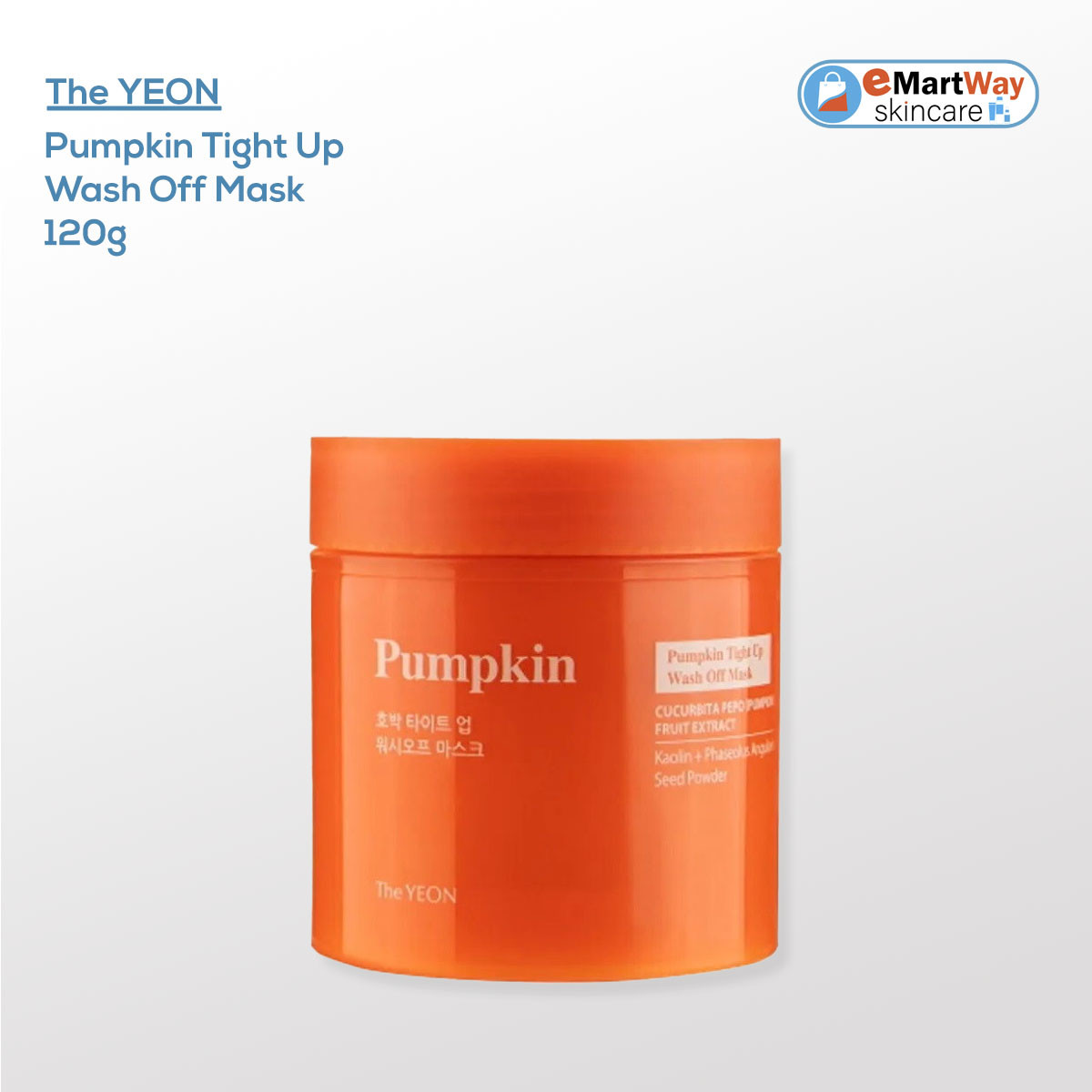 The Yeon Pumpkin Tight Up Wash Off Mask 120g