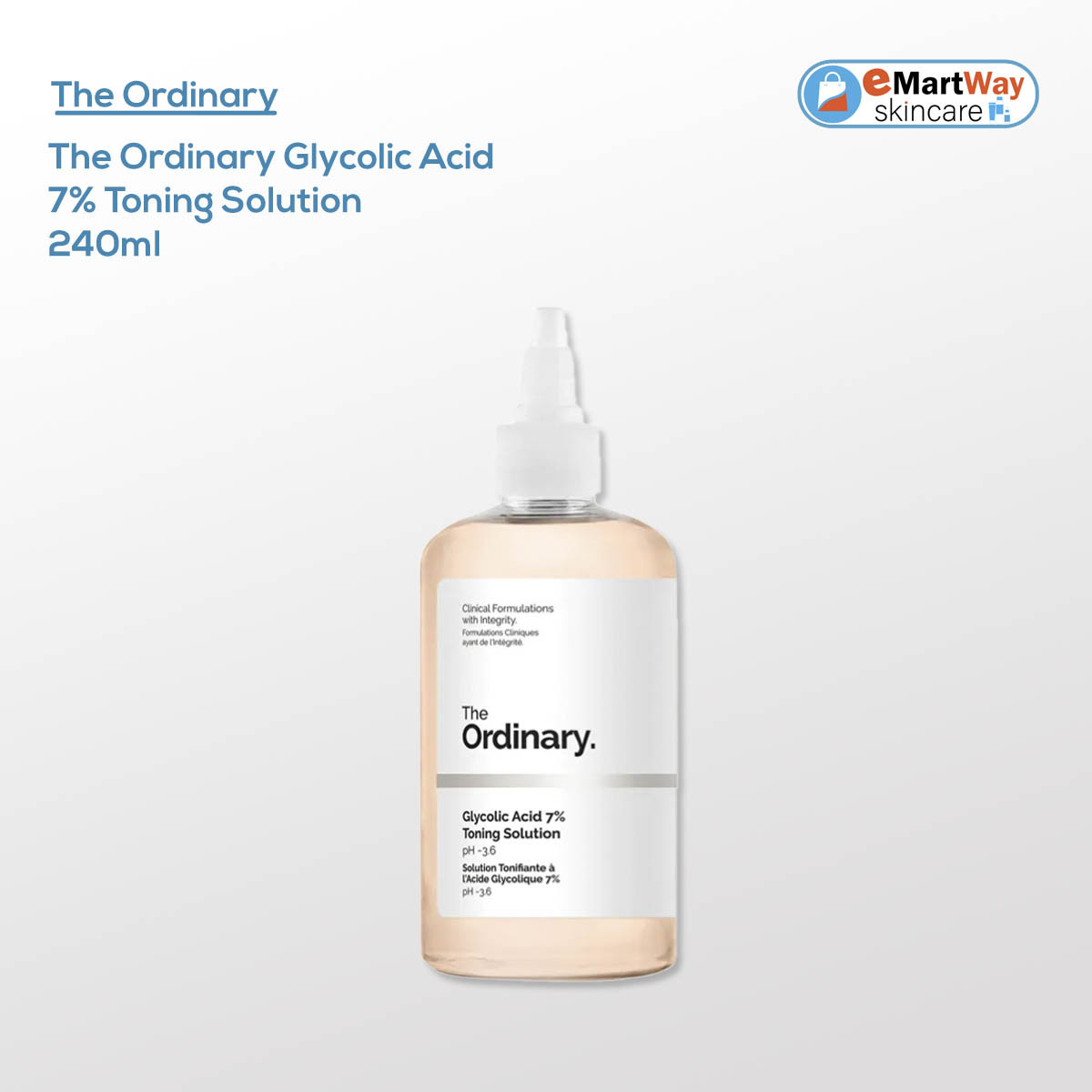 The Ordinary Glycolic Acid 7% Toning Solution 240ml