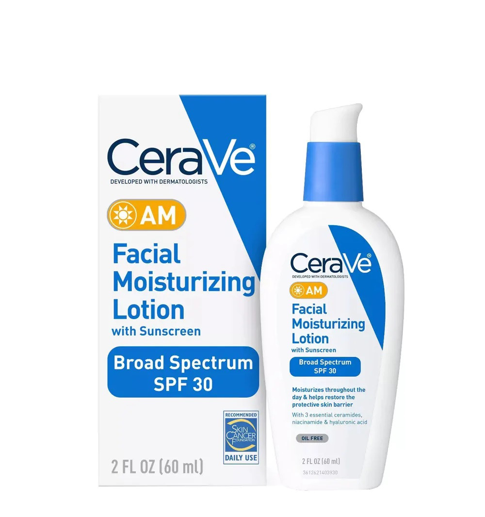 CeraVe AM Facial Moisturizing Lotion with Sunscreen 60ml