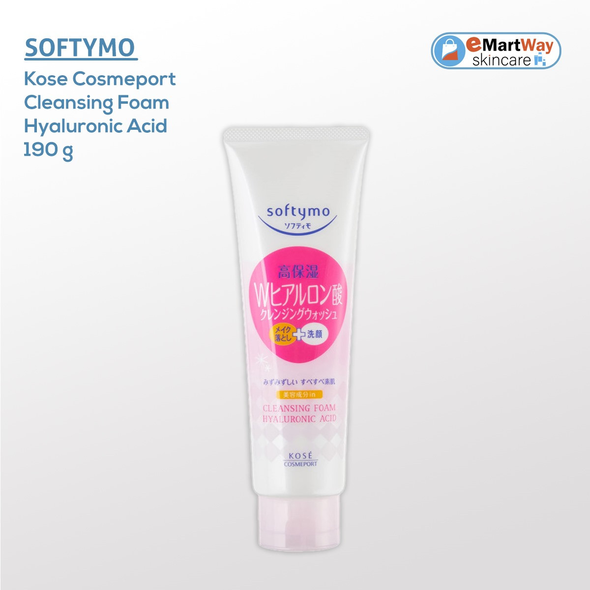 Kose Softymo Hyaluronic Acid Cleansing Foam 190g