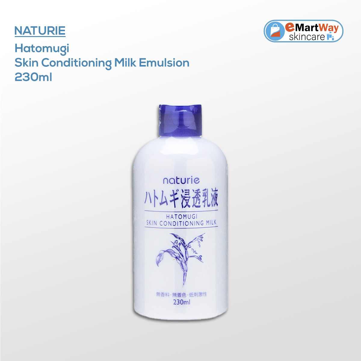 Naturie Hatomugi Skin Conditioning Milk Emulsion 230ml