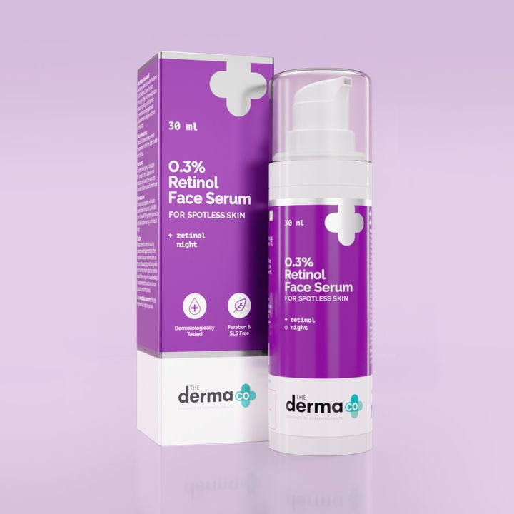 Derma 0.3% Retinol Face Serum for Spotless Skin 30ml