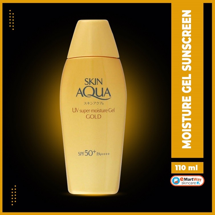 Skin Aqua Super Moisture Gel Gold Sunscreen SPF50+ PA++++ 100g