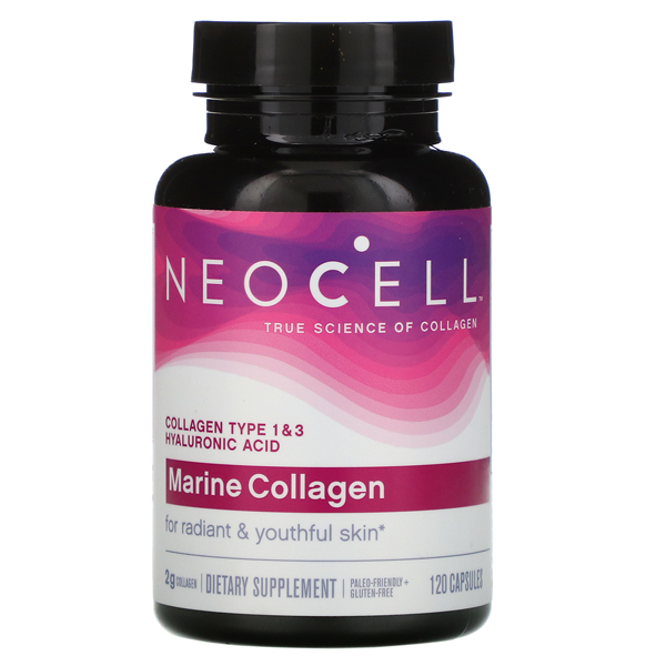 Neocell Marine Collagen Type 1 & 3 With Hyaluronic Acid 120 Capsules