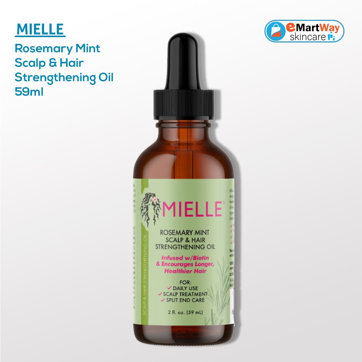 Mielle Rosemary Mint Scalp & Hair Strengthening Oil 59ml