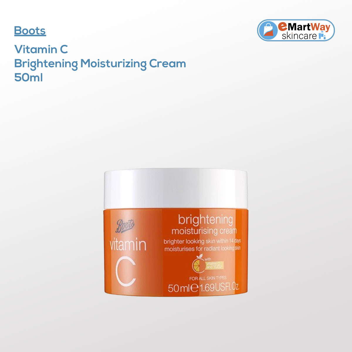 Boots Vitamin C Brightening Moisturizing Cream 50ml