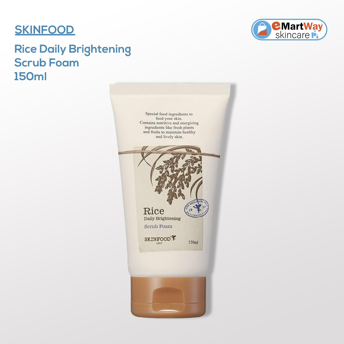 Skinfood Rice Daily Brightening Scrub Foam 150ml