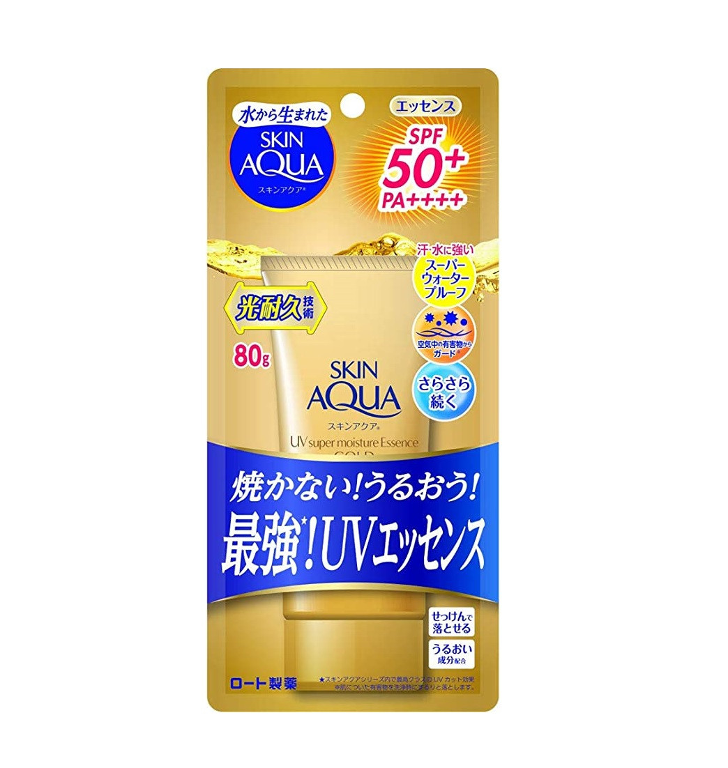 Skin Aqua Super Moisture Essence Gold Sunscreen SPF50+ PA++++ 80g