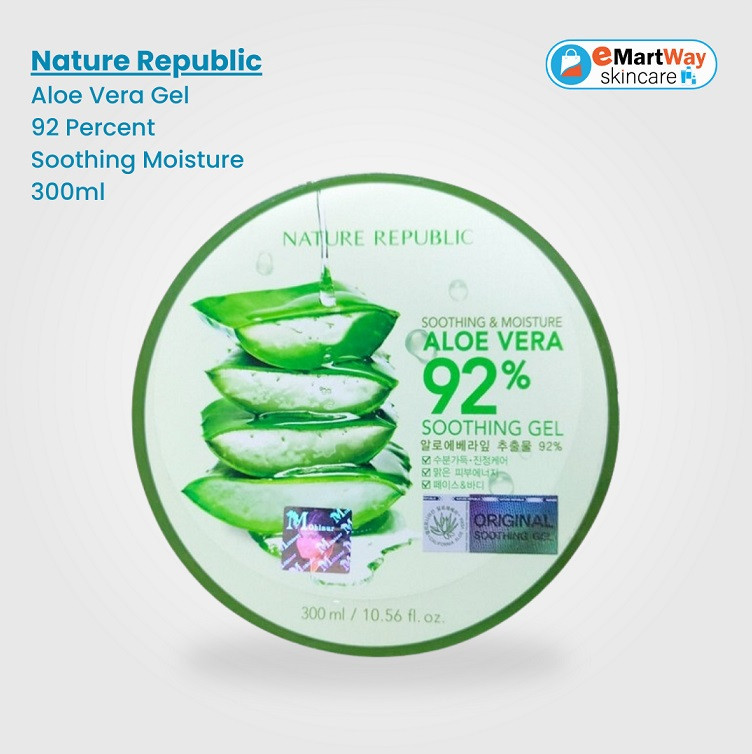 Nature Republic Aloe Vera Gel 92 Percent Soothing Moisture