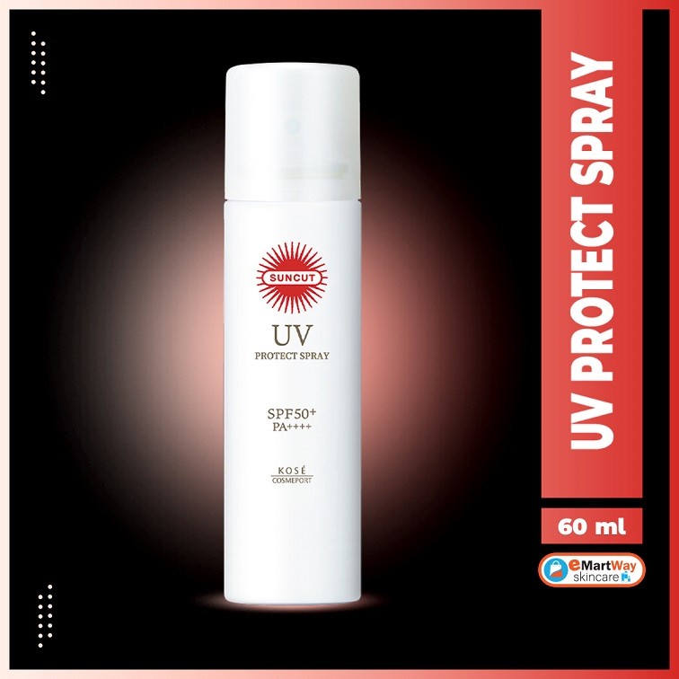 Kose Suncut UV Protect Spray SPF 50+ PA++++ 60ml (White)