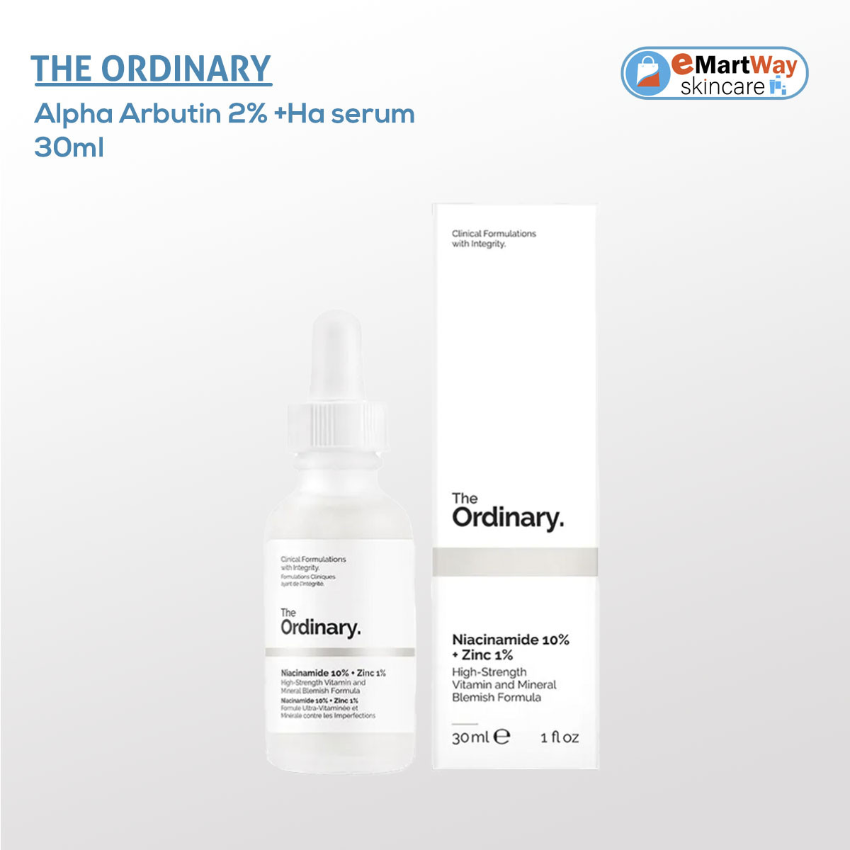 The Ordinary Alpha Arbutin 2% +Ha Serum 30ml
