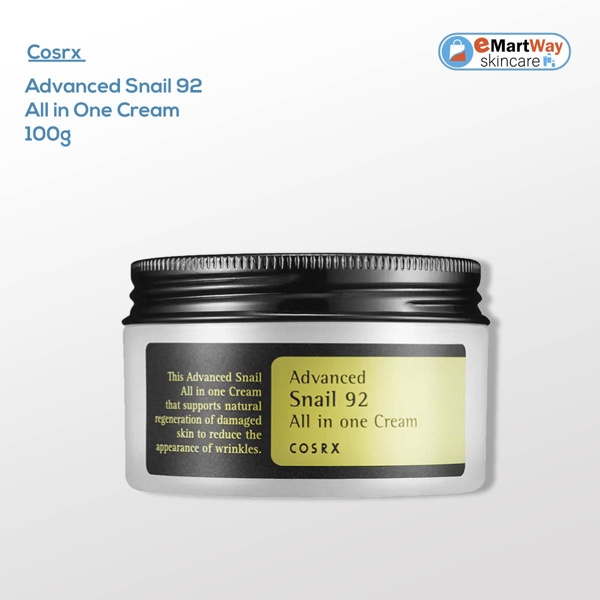 Cosrx Advanced Snail 92 All in One Cream 100g
