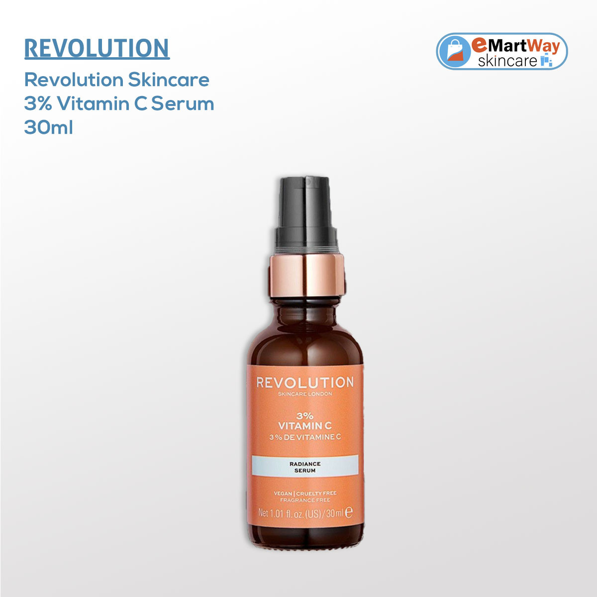 Revolution Skincare 3% Vitamin C Serum 30ml